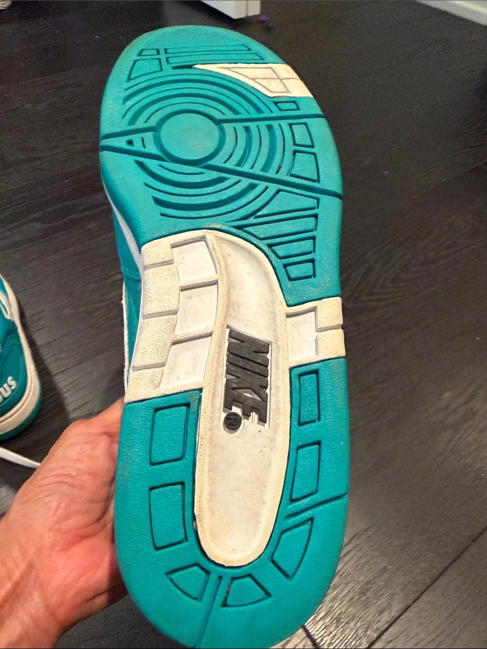 Nike x Supreme Kids' Teal Low-Top Sneakers